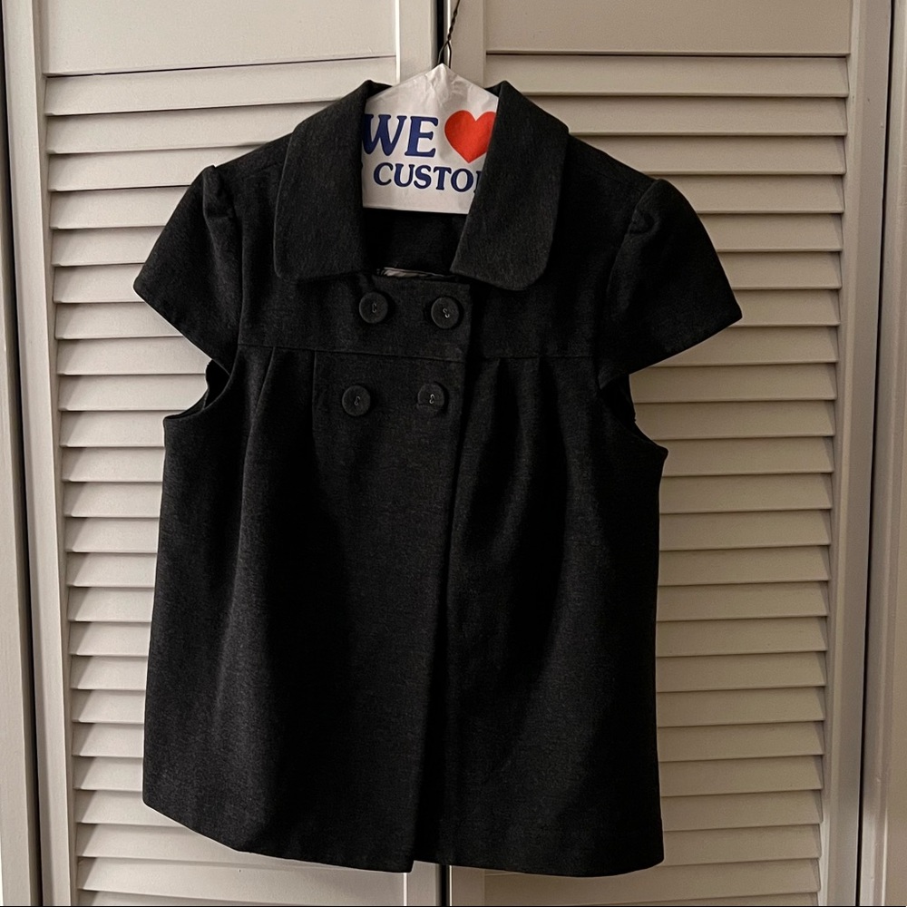 Willi Smith Grey Jacket Vest Double Breasted Size Medium Great Condition!